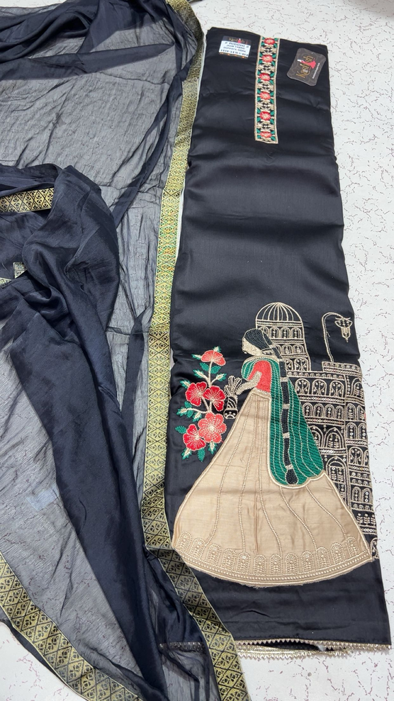 Cotton suits (BLACK)